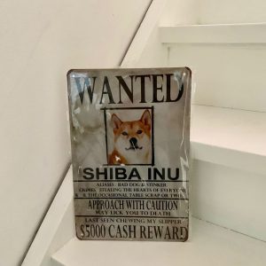 Decoratiebord honden quote Shiba Inu